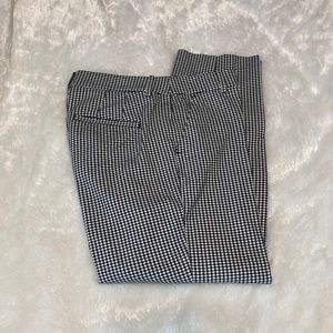 Loft curvy fit gingham pants